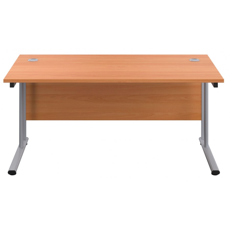 Olton Twin Cantilever  800mm Deep Straight Office Desk